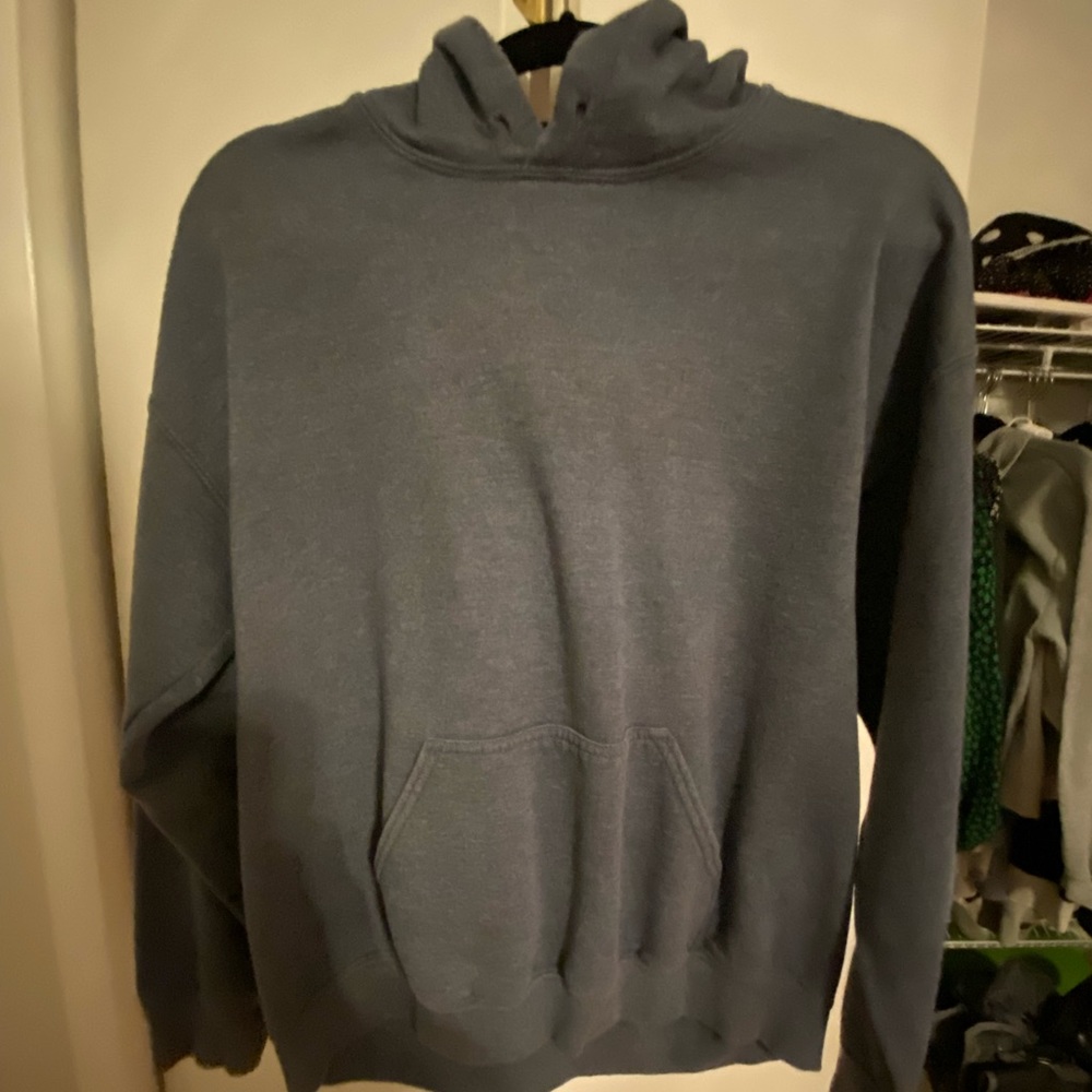 Blue/Grey Gildan Hoodie